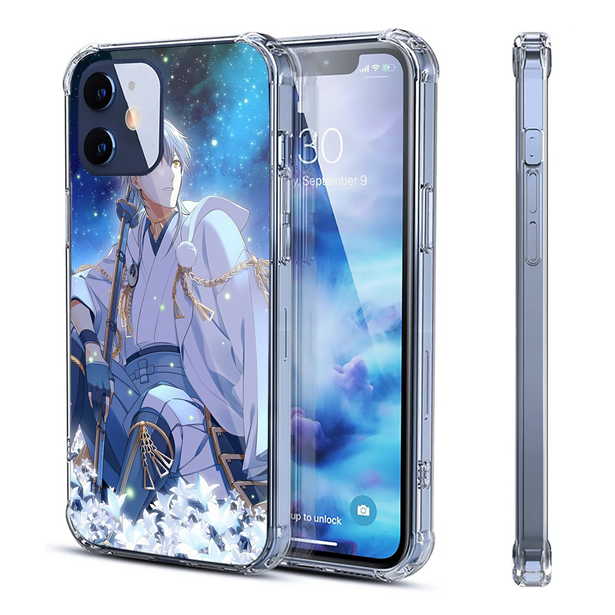 （画像用） 刀剣乱舞 Touken Ranbu 【iPhone 12シリーズ対応】透明スマホケース（クリアソフトケース）